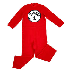 Kids Children Movie The Cat In The Hat Dr.Seuss Cosplay Costume Outfits Halloween Carnival Suit