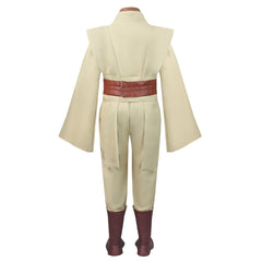 Kids Children Star Wars Jedi Brown Set Outfits Cosplay Costume Halloween Carnival Suit