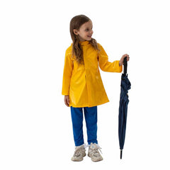 Kids Children TV Broke Girls Coraline Yellow Coat Outfits Cosplay Costume Halloween Carnival Suit