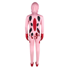 Kids Children TV Hazbin Hotel Fat Nuggets Pig Pink Jumpsuit Outfits Cosplay Costume Halloween Carnival Suit