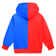 Kids Children TV The Amazing Digital Circus 2023 Pomni Red Hoodie Outfits Cosplay Costume Halloween Carnival Suit