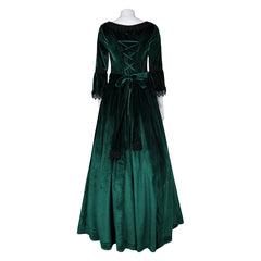 Medieval Gothic ​Green Dress Cosplay Costume Outfits Halloween Carnival Suit