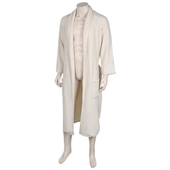 Movie Aquaman And The Lost Kingdom (2023) Arthur Curry White Bathrobe ​Outfits ​Cosplay Costume Halloween Carnival Suit