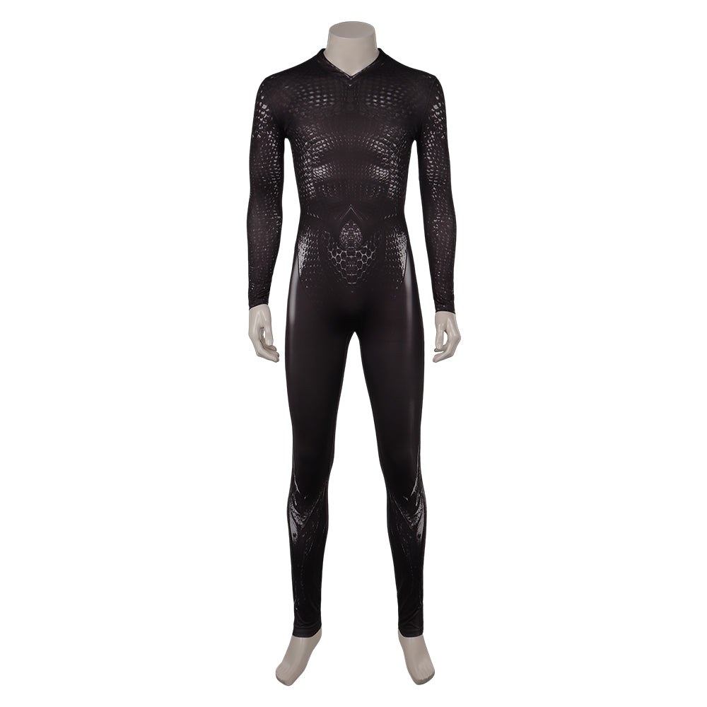 Movie Aquaman Orm Black Jumpsuit Outfits Cosplay Costume Halloween Carnival Suit