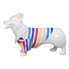 Movie Barbie 2023 Allan Dog Colorful Striped Shirt Pet Clothing Cosplay Costume Suit