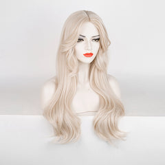 Movie Barbie 2023 Barbie Cosplay White Wig Heat Resistant Synthetic Hair Carnival Halloween Party Props
