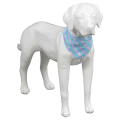 Movie Barbie 2023 Barbie Pink And Blue Printed Scarf Dogs Pet Outfits Cosplay Costume Suit