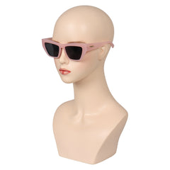 Movie Barbie 2023 Barbie Pink Glasses Cosplay Accessories Halloween Carnival Props