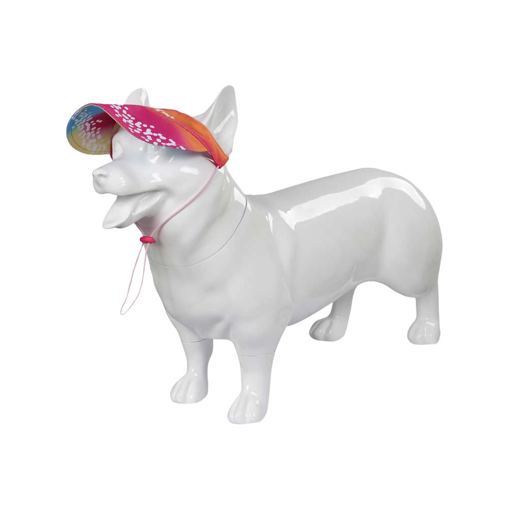 Movie Barbie 2023 Barbie Printed Hat Dogs Pet Outfits ​Cosplay Costume Halloween Carnival Suit