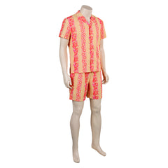 Movie Barbie 2023 Ken Floral Shirt Shorts Set Beachwear Outfits Cosplay Costume Suit
