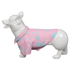 Movie Barbie 2023 Ken Pet Clothes Dog Pink Printed Shirt Outfits Cosplay Costume Suit