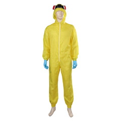 Movie Breaking Bad 2023 Walter White Yellow Jumpsuits Outfits Cosplay Costume Halloween Carnival Suit