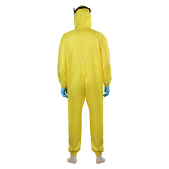 Movie Breaking Bad 2023 Walter White Yellow Jumpsuits Outfits Cosplay Costume Halloween Carnival Suit