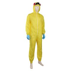 Movie Breaking Bad 2023 Walter White Yellow Jumpsuits Outfits Cosplay Costume Halloween Carnival Suit