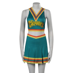 Movie Bring It On 2023 Clover Green Cheerleading Dress Outfits Cosplay Costume Halloween Carnival Suit