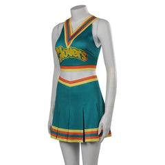 Movie Bring It On 2023 Clover Green Cheerleading Dress Outfits Cosplay Costume Halloween Carnival Suit