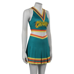 Movie Bring It On 2023 Clover Green Cheerleading Dress Outfits Cosplay Costume Halloween Carnival Suit