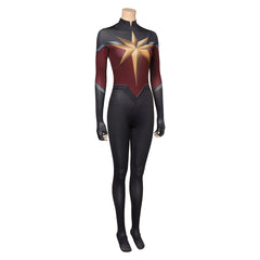 Movie Captain Fantastic 2023 Carol Danvers Jumpsuit Cosplay Costume Outfits Halloween Carnival Suit