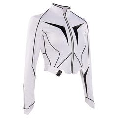 Movie Captain Fantastic Monica Rambeau White Coat Outfits Cosplay Costume Halloween Carnival Suit