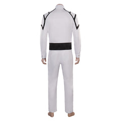 Movie Captain Marvel Captain White Jumpsuit Outfits Cosplay Costume Halloween Carnival Suit​