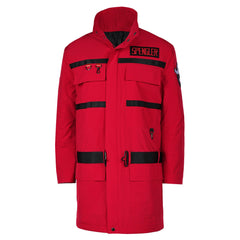 Movie Ghostbusters 2 (2024) Red Uniform Coat Cosplay Costume Outfits Halloween Carnival Suit