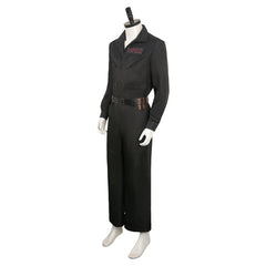 Movie Ghostbusters 2024 Lucky Black Jumpsuit Outfits Cosplay Costume Halloween Carnival Suit