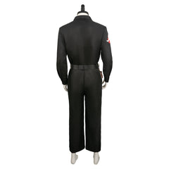 Movie Ghostbusters 2024 Lucky Black Jumpsuit Outfits Cosplay Costume Halloween Carnival Suit