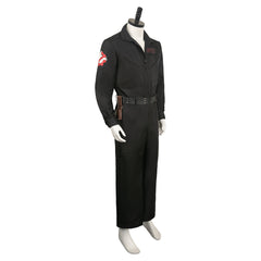 Movie Ghostbusters 2024 Lucky Black Jumpsuit Outfits Cosplay Costume Halloween Carnival Suit