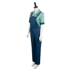 Movie Ghostbusters: Afterlife Phoebe Blue Set Outfits ​Cosplay Costume Halloween Carnival Suit