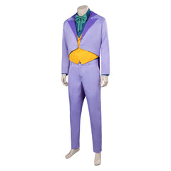 Movie Harley Quinn Clown Purple Set Outfits Cosplay Costume Halloween Carnival Suit