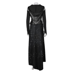 Movie Harry Potter Bellatrix Lestrange Black Dress Outfits Cosplay Costume Halloween Carnival Suit