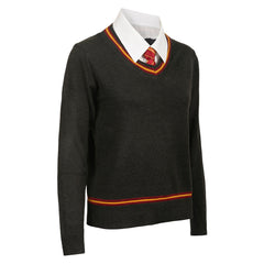 Movie Harry Potter Hermione Sweater School Uniform Outfits Cosplay Costume Halloween Carnival Suit