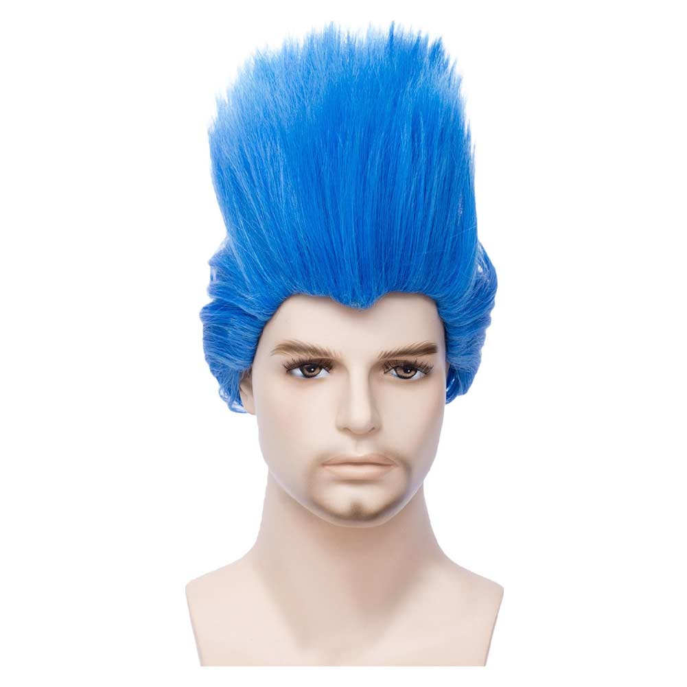 Movie Hercules Hades Blue Wig Cosplay Accessories Halloween Carnival P ...