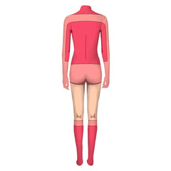 Movie Invincible: Atom Eve 2023 Atom Eve Pink Jumpsuit Outfits Cosplay Costume Halloween Carnival Suit