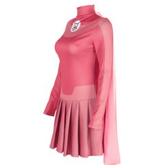 Movie Invincible: Atom Eve (2023) Atom Eve Pink Outfits Cosplay Costume Halloween Carnival Suit 