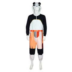 Movie Kung Fu Panda 4 (2024) Po Jumpsuit Cosplay Costume Outfits Halloween Carnival Suit