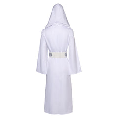 Movie Leia White Cosplay Costume Outfits Halloween Carnival Suit