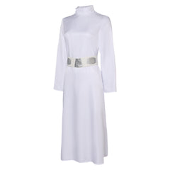 Movie Leia White Cosplay Costume Outfits Halloween Carnival Suit