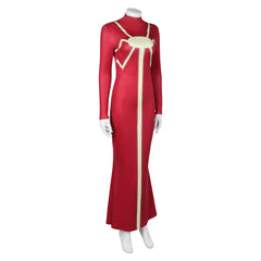 Movie Madam Web (2024) Madam Web Red Jumpsuit Cosplay Costume Outfits Halloween Carnival Suit