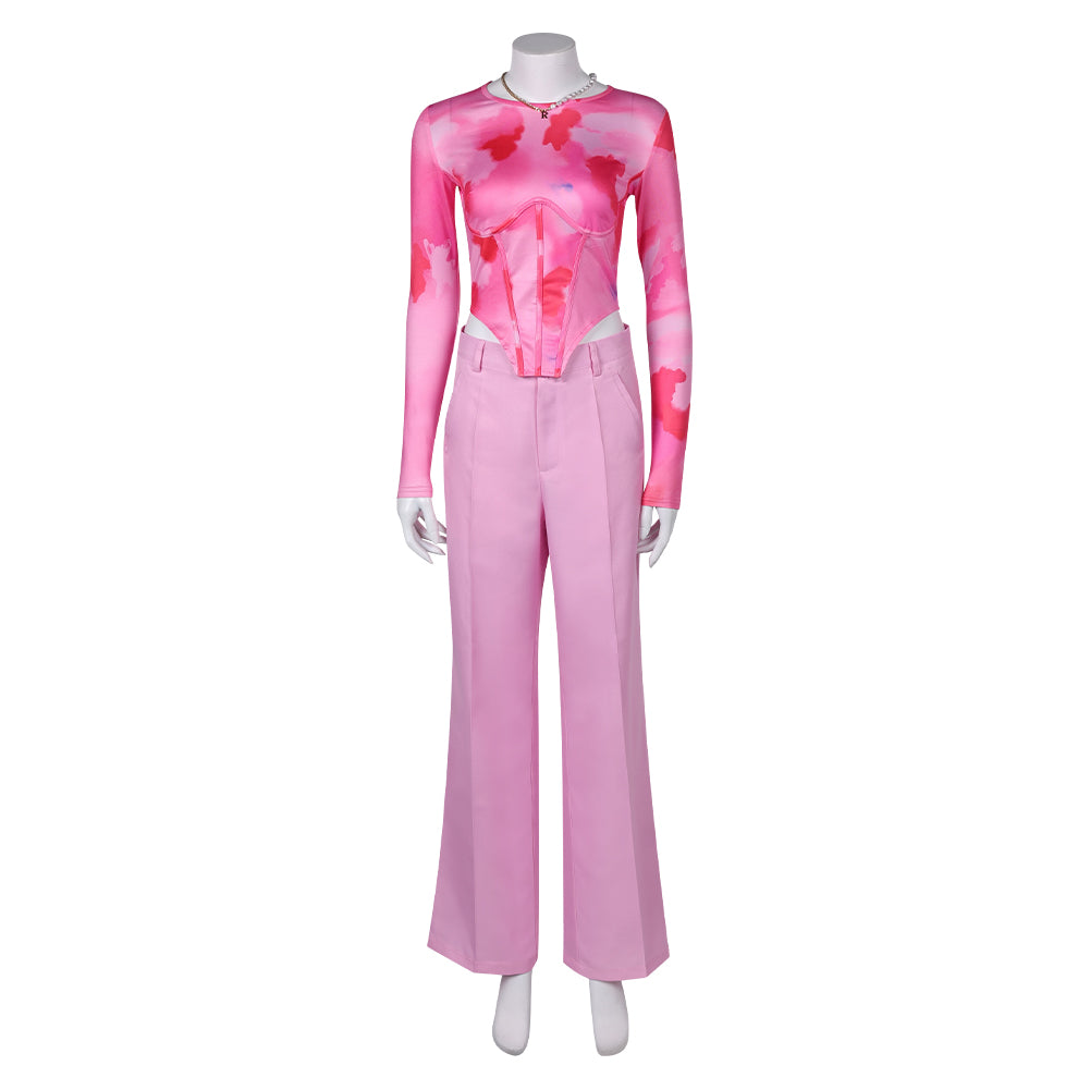 Movie Mean Girls 2024 Regina George Pink Set Outfits Cosplay Costume Halloween Carnival Suit