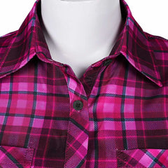 Movie Mean Girls (2024) Cady Heron Purple Plaid Set Outfits Cosplay Costume Halloween Carnival Suit