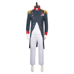 Movie Napoleon (2023) Napoleon Cyan Set Outfits Cosplay Costume Halloween Carnival Suit