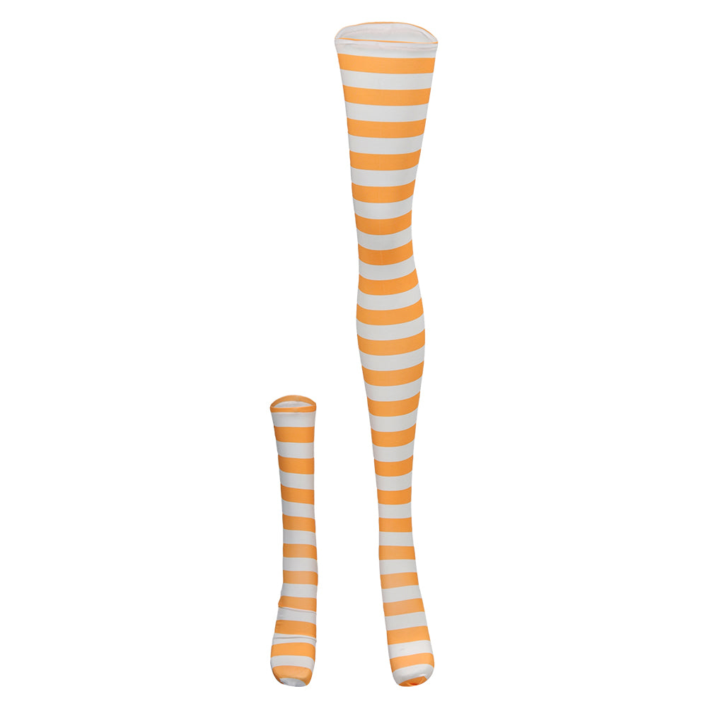 Movie One Piece Nami Striated Socks Outfits Cosplay Costume Halloween Carnival Suit