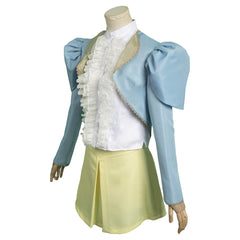 Movie Poor Things Belle Baxter White Set Outfits Cosplay Costume Halloween Carnival Suit