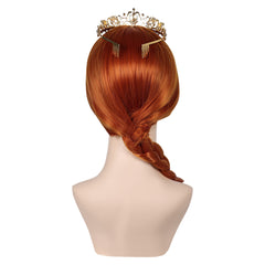 Movie Shrek Fiona Princess Wig Crown Cosplay Accessories Halloween Carnival Props