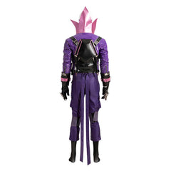 Movie Spider-Man Prowler Purple Set Outfits Cosplay Costume Halloween Carnival Suit