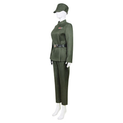 Movie Star Wars Imperial Officer Green Set Outfits Cosplay Costume Halloween Carnival Suit