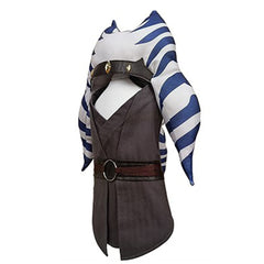 Movie Star Wars: The Mandalorian ​Ahsoka Black Dogs Pet Outfits Cosplay Costume Halloween Carnival Suit