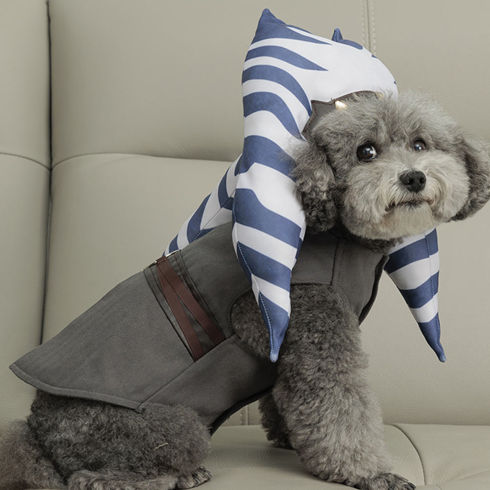 TV Ahsoka 2023 Ahsoka Dogs Pet Outfits Cosplay Costume Halloween Carni