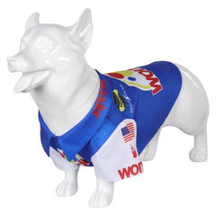 Movie Talladega Nights: The Ballad of Ricky Bobby - Ricky Bobby Blue Dogs Pet Outfits Cosplay Costume Halloween Carnival Suit